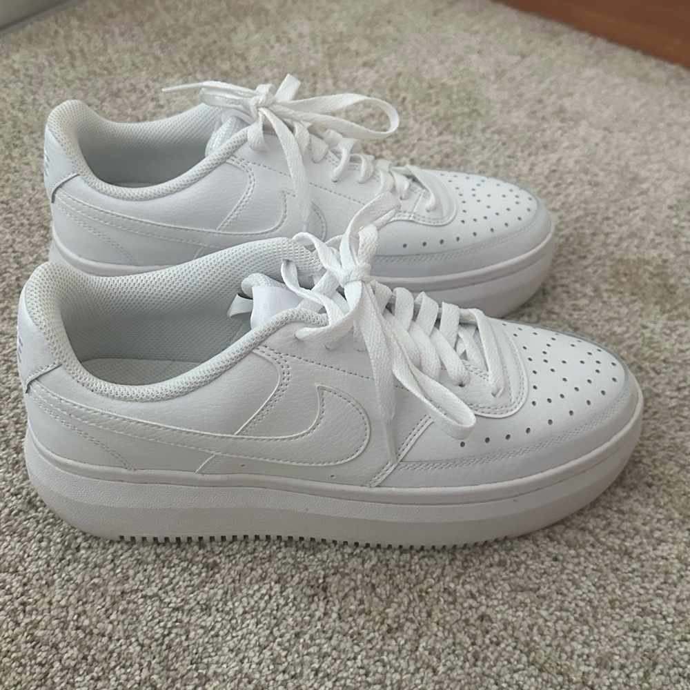 Nike Court Vision Alta Leather Platform Sneakers
